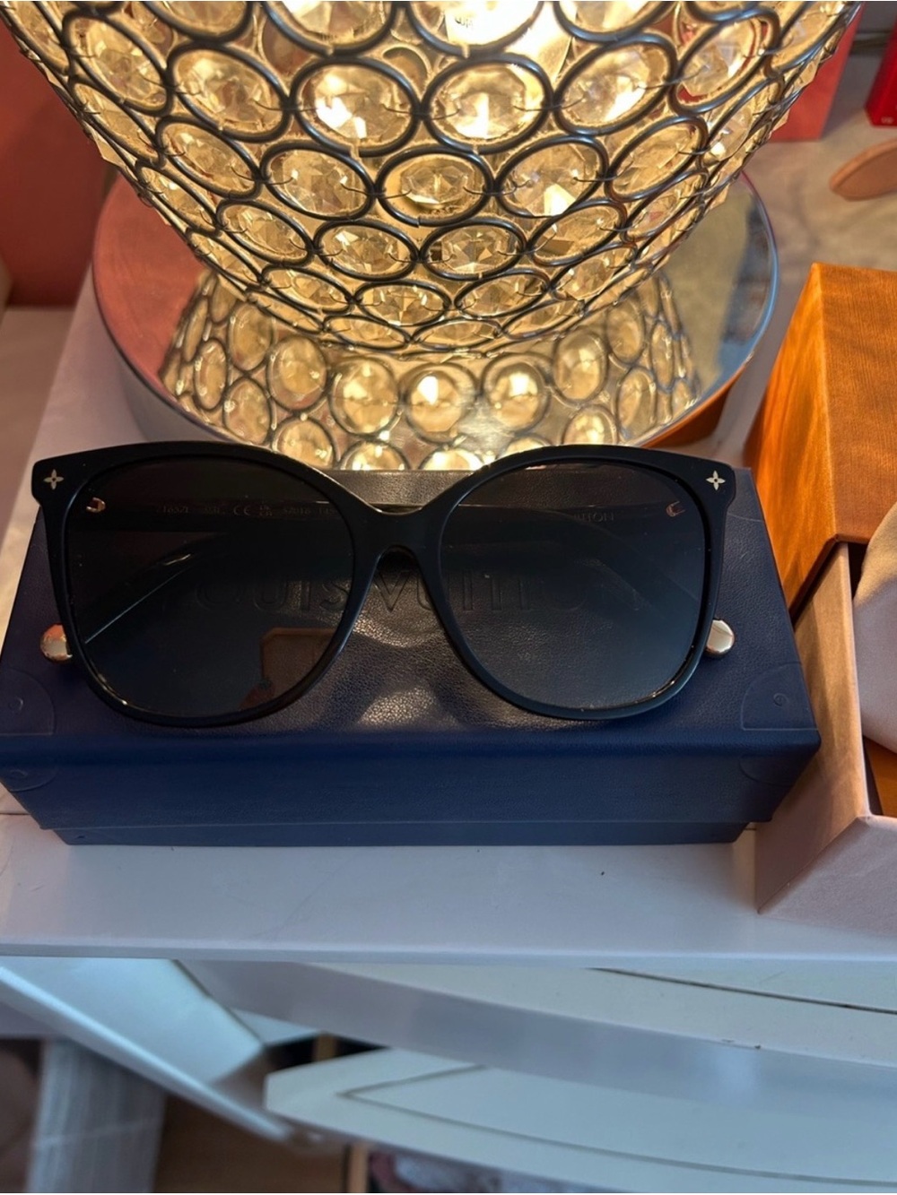 Louis Vuitton Black Oversized Women's Sunglasses